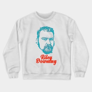 Retro Riley Downing Overprint Crewneck Sweatshirt